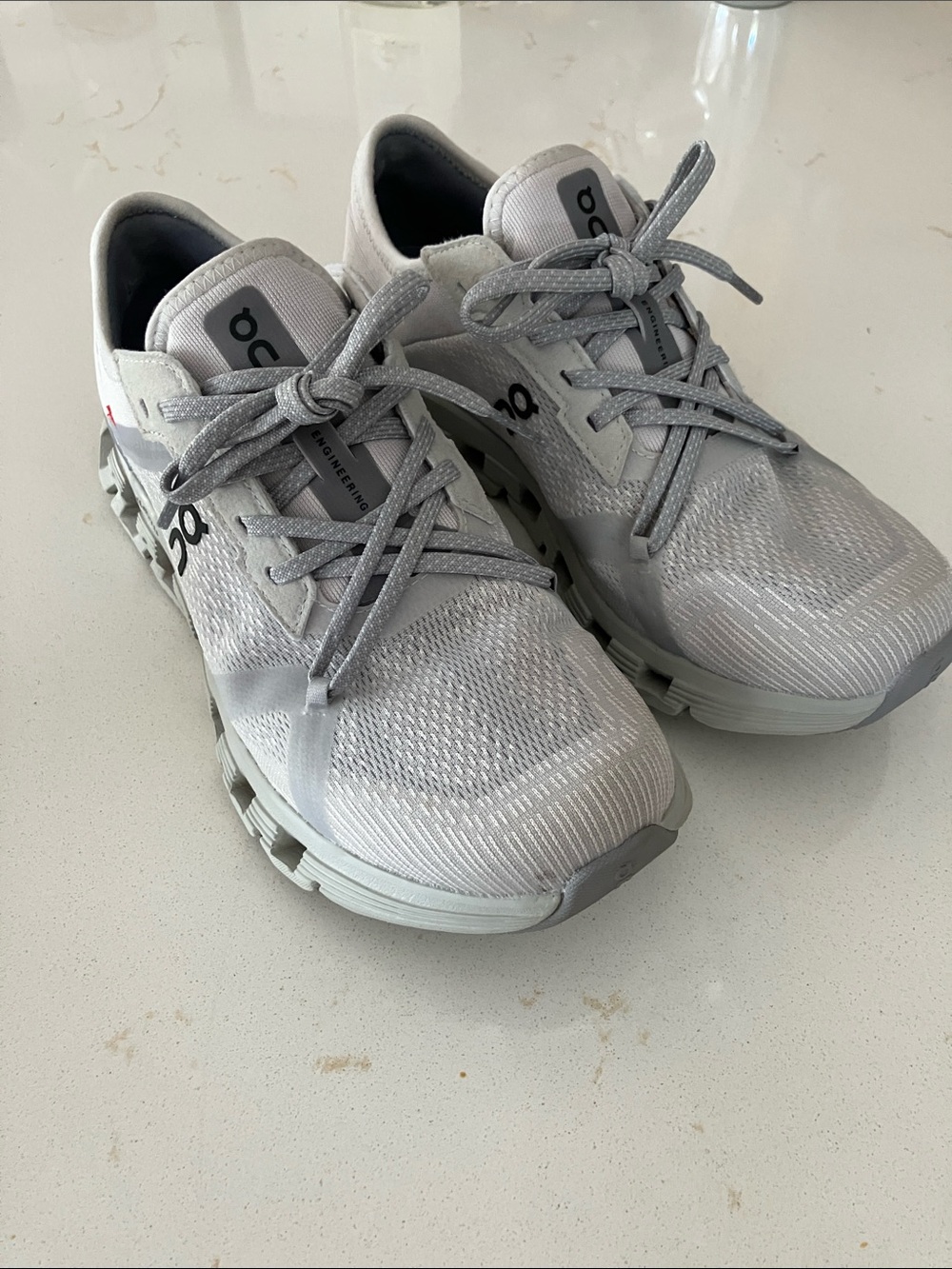 On Cloud X 4 AD wolf alloy gray white Running sneakers